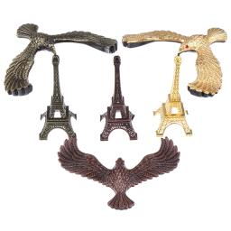 Torre eiffel com gravidade equilibrada águia liga modelo casa escritório mesa decoração tricolor estatuetas em miniatura - Image 1