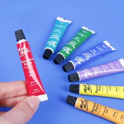 Conjunto de Pintura Guache Lavável, Pintura do Artista, Aquarela Profissional, Exame Estudante Arte Suprimentos, Alta Qualidade, 6 ml, 12ml - Image 4