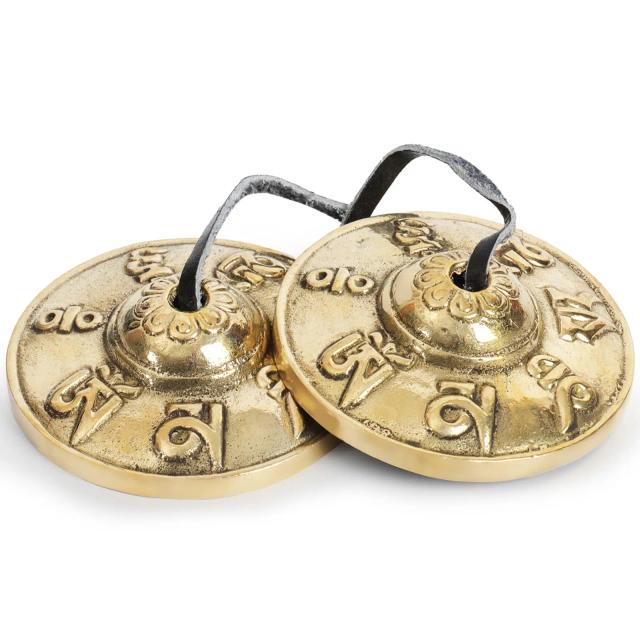 Pratos Tingsha Tibetanos: Sinos de Meditação para Cura Espiritual e Melhoria Mental