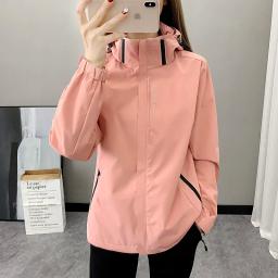 Casaco impermeável e à prova de vento para homens, casaco para escalada, camping, chuva, roupas grandes, quebra-vento masculino, outono, primavera - Image 3