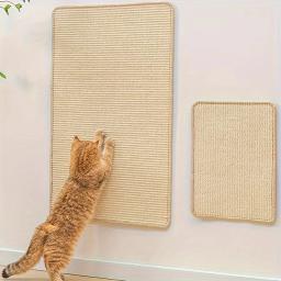 Tapete de sisal para gato de estimação, Coçar a placa para proteger o sofá, Resistente a arranhões garras de abrasão, Não caia motos, Cat Supplies - Image 2