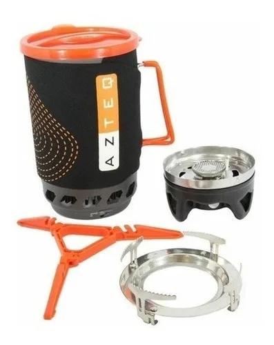 Fogareiro Portátil Azteq com Panela Jet Cook de 1,1 Litro para Aventura e Camping