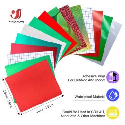15 pçs 12 "x 10" pacote adesivo artesanato vinil diy sinal scrapbooking adesivo copo do carro mesa decalque festival festa decoração para corte - Image 5