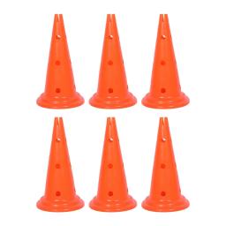 Cone alaranjado do treinamento do esporte, cones do futebol, marcador do campo, 6 PCes - Image 2
