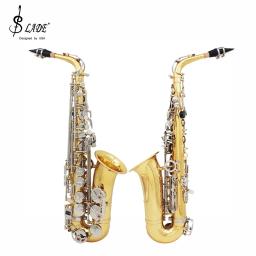 Conjunto Sax Latão Saxofone Alto SLADE-Eb, saxofone profissional com estojo, palhetas e luvas, peças e acessórios para instrumentos de sopro - Image 5