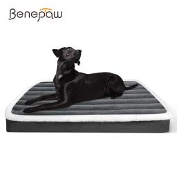 Benepaw-macio cão ortopédico cama, lavável, antiderrapante, Egg Crate, espuma, Kennel Pad, Dormir Mat, Almofada, Pequeno, Médio, Grande Raça, Pet - Image 1