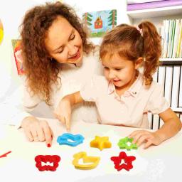 1 conjunto de ferramentas de modelagem de argila ferramenta de massa de argila diy rolos de massa molde brinquedo pré-escolar jogar argila para criança criança brinquedo de argila acessório - Image 3
