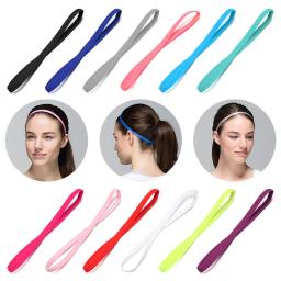 Faixa elástica antiderrapante esportiva para homens e mulheres, faixa de cabelo de ioga, faixa de borracha elástica, cor doce, menina, futebol, corrida, 1pc - Image 2