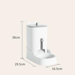 Dispensador Automático de Alimentos e Água de Grande Capacidade para Animais de Estimação, Fonte, Garrafa, Tigela, Bebedor, Alimentador, Bebendo, Suprimentos, Cão, Gato, 3.2L - Image 5