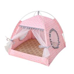 Fechado Cozy Hammock com Pisos para Animais de Estimação, Cat Tent Bed, Teepee Geral, Small Dog House, Pet Acessórios - Image 6