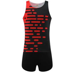 Fato de treino respirável de secagem rápida para homens, colete e shorts, conjuntos de atletismo de maratona, conjuntos de treinamento esportivo regata - Image 3