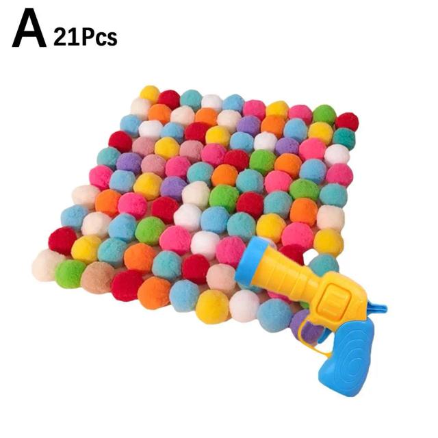 Brinquedo Interativo para Gatos: Mini Jogos de Lançamento com Bola de Pelúcia Stretch