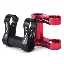 Extensão do guiador da bicicleta, liga de alumínio, ajustável, haste dupla, 25.4mm, ultra-leve, bicicleta dobrável Stem Riser - Image 2