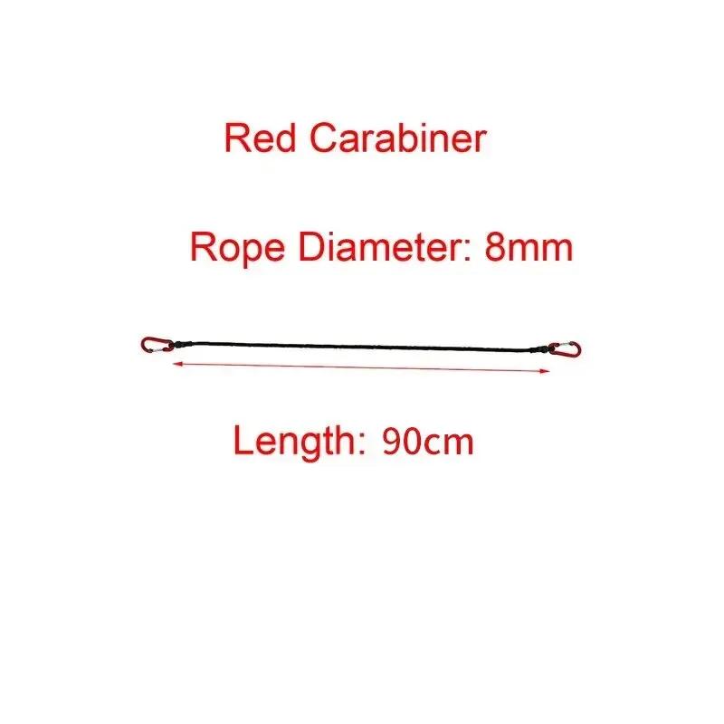 Cabo de Bungee Heavy Duty Elastic Tie Strap, Mosquetão de corda, Ganchos, Caiaque, Ciclismo, Bagagem, Cordas de embalagem - Image 1