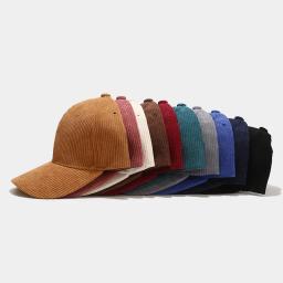 Boné de veludo unissex, chapéu vintage para homens e mulheres, esportes Hip Hop ajustáveis ao ar livre, primavera, outono - Image 2