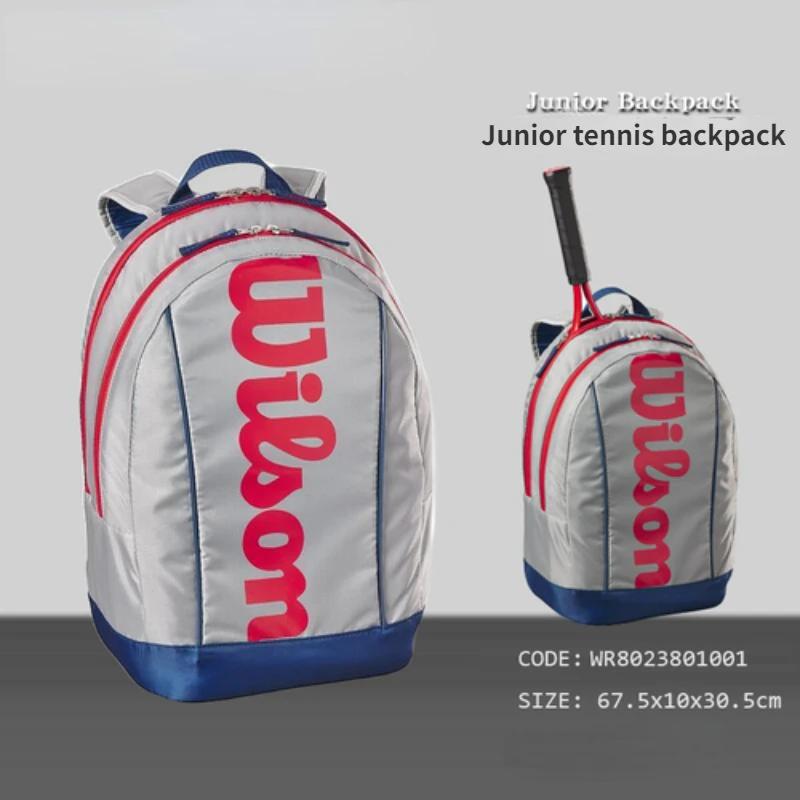 Mochila de tênis esportiva para raquetes Valise, Mochila para homens e mulheres, Acessórios de tênis jovem, WRZ80053, Original - Image 1