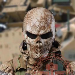 Máscara de proteção facial completa para deserto, air, paint, equipamento tático para guerra ao ar livre, cs - Image 1