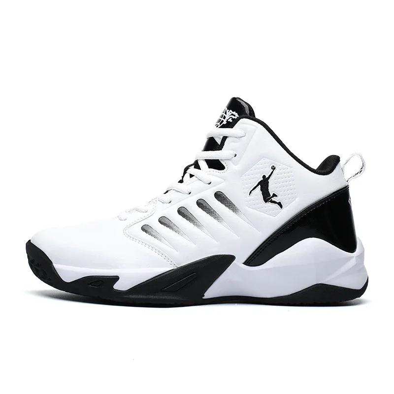 Tênis de basquete respiráveis para homens, Tênis de basquete atlético, Esportes de treinamento ao ar livre antiderrapantes, Tênis masculinos estudantis, Sapatos de campo originais - Image 1