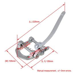 Flat Top Unidade Tremolo Corpo para Guitarra, Vibrato Bridge, SG, LP, ETC, ES335, Guitar Acessórios, Tailpiece, Dropship - Image 3