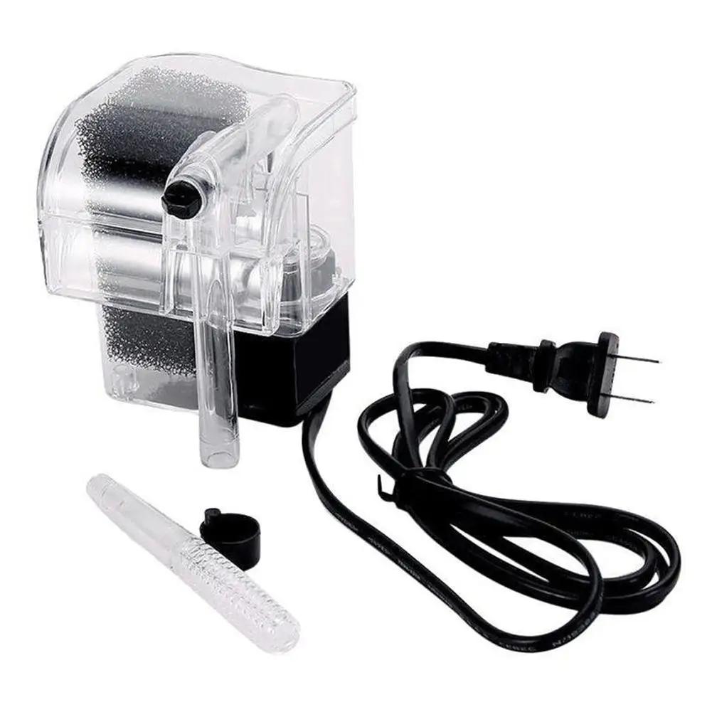 Aquarium cachoeira externo pendurado bomba de oxigênio filtro de água pura qualidade de água para aquário tanque de peixes bacia de peixes - Image 1