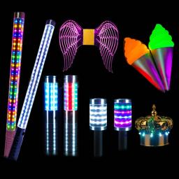 Recarregável LED Strobe Baton, Partido Fornecedor, Champagne Sparklers, Luz de Serviço Garrafa, Brilho Piscando Vara - Image 1