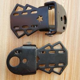 1 par dobrável pedal de bicicleta mountain bike engrossado apoio para os pés peg acessórios de ciclismo - Image 4