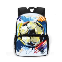 Legal futebol impressão mochila crianças sacos de escola meninos crianças saco do jardim de infância mochila escolar presente - Image 3