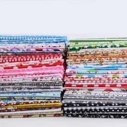 7 peças impressas de 25x24cm diy conjunto de retalhos artesanais, algodão simples tecer pano retalhos bordado multicolorido - Image 4