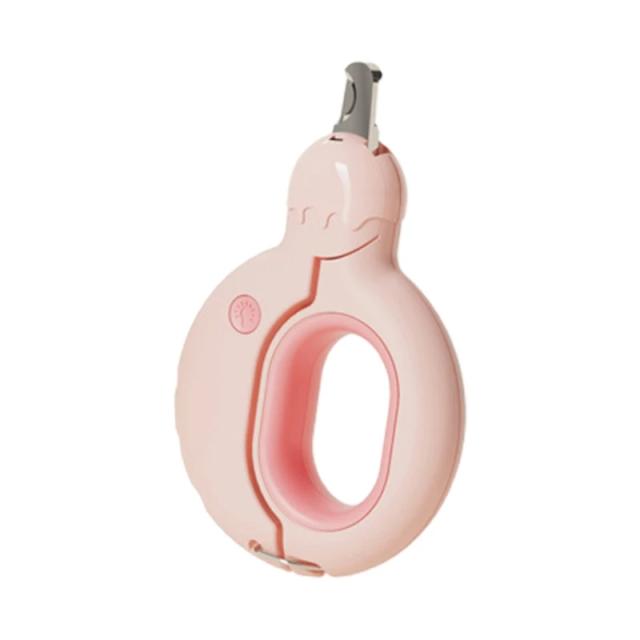 Cortador de Unhas Portátil para Animais de Estimação com Luz Integrada - Ferramenta Profissional para Higiene Felina e Canina