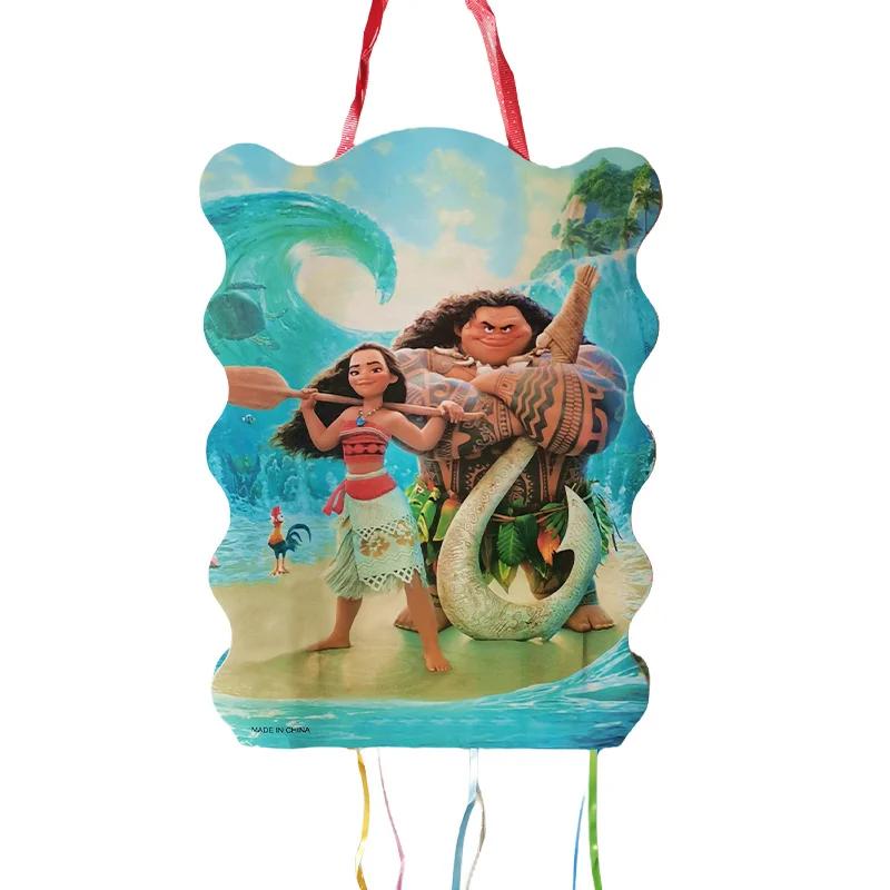Disney Cartoon Princess Birthday Party Pinata, Decoração DIY Suprimentos para Crianças, Meninos e Meninas, Moana, 1Pc - Image 1
