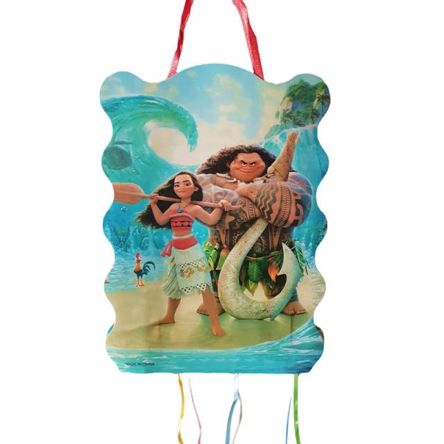 Festa de Aniversário da Princesa Disney com Pinata Moana - Decoração DIY para Crianças, Meninos e Meninas, 1 Peça
