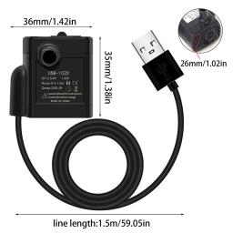 Bomba de água submersível USB para animais de estimação, distribuidor de água para a fonte da piscina, filtro do aquário, DC 3.5V-9V, 3W, 200L por H - Image 4