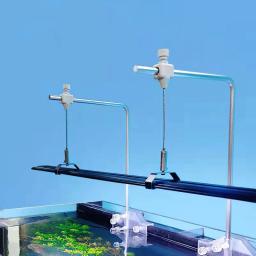 Suporte ajustável para aquário, Universal Fish Tank Light Holder, suporte da lâmpada, pendurado Kit, acessórios LED, 2 pcs - Image 1