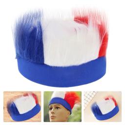 Leve Headband esportes com cabelo, peruca respirável, Bandeira França Padrão, Fã de futebol, Moda - Image 5