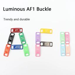 AF1 Metal Buckle Cadarços, Encantos Cadarço, Acessórios de Sapato, Sapatilhas Kits Aplicável, Air Force One, Sapatos Decorações, Moda - Image 2