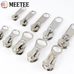 3 #   5 #   8 #   Zíper deslizante para resina de náilon metal zíper saco substituição extrator curors vestuário costura zip cabeça bloqueio kit reparo - Image 1