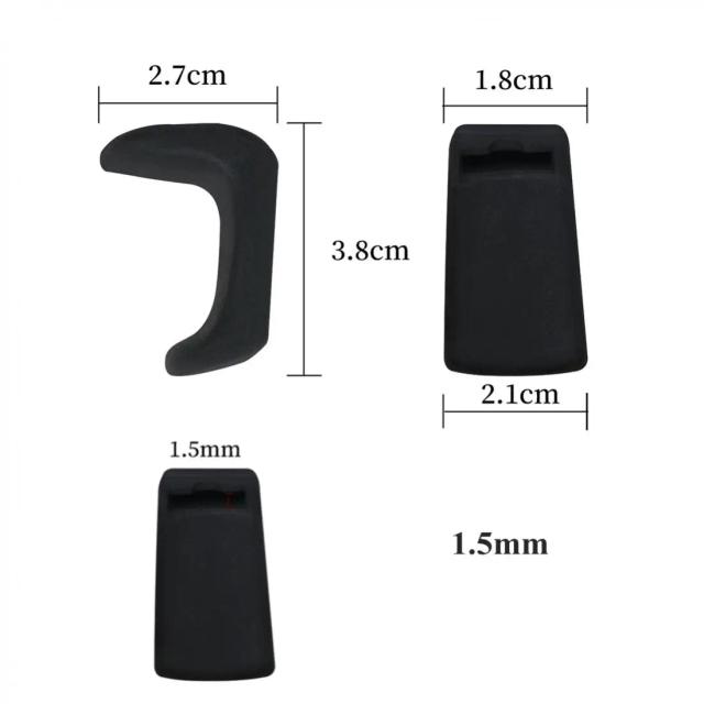 Almofada de Silicone para Polegar e Dedo de Clarinete e Oboé - Espessuras de 1.5mm, 2mm e 3.5mm