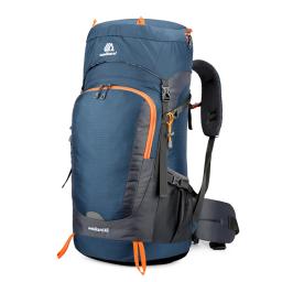 Mochila de caminhada resistente à água, esporte ao ar livre, mochila de viagem com capa de chuva, camping, escalada, montanhismo, viagem, 65L - Image 1