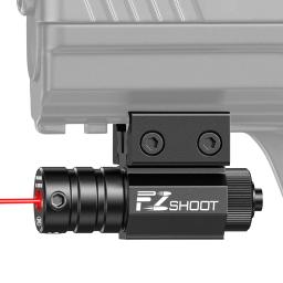 Mira de laser vermelha tática compacta para rifle de pistola EZshoot com montagem em trilho Picatinny para 11mm/21mm Rail-Easy Dual-Purpose - Image 1