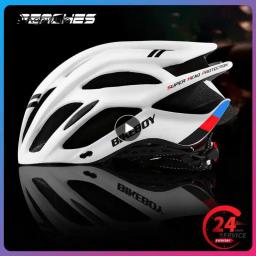 Capacete de bicicleta ajustável para homens e mulheres, chapéu de segurança, almofada macia, acessórios esportivos de ciclismo, bicicleta MTB - Image 1
