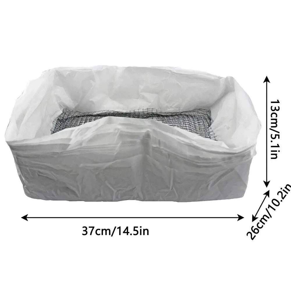 Forro de caixa descartável Cat Litter, Poop Net, Pet Waste Bag, limpeza rápida para todos os gatos, peneiração, 10 pcs - Image 1