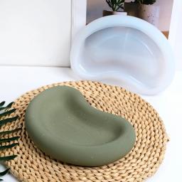 Bandeja De Armazenamento De Forma De Ervilha Criativa, Molde De Silicone, Gesso Artesanal DIY, Resina De Concreto, Prato De Exibição De Jóias, Moldes De Artesanato, Decoração De Casa - Image 3