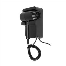 GMDQ-Vento Quente e Frio Secador de Cabelo com Suporte USB, Montagem Elétrica, Preto, Plugue UE, Ion Negativo, Banheiro, Hotel - Image 3