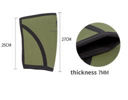 Joelheiras para Fitness Squatting, Elasticidade Protetora Esportiva, Puxando Duro, Treinamento Powerlifting, Protetor de Joelho Musculação, 7mm - Image 5