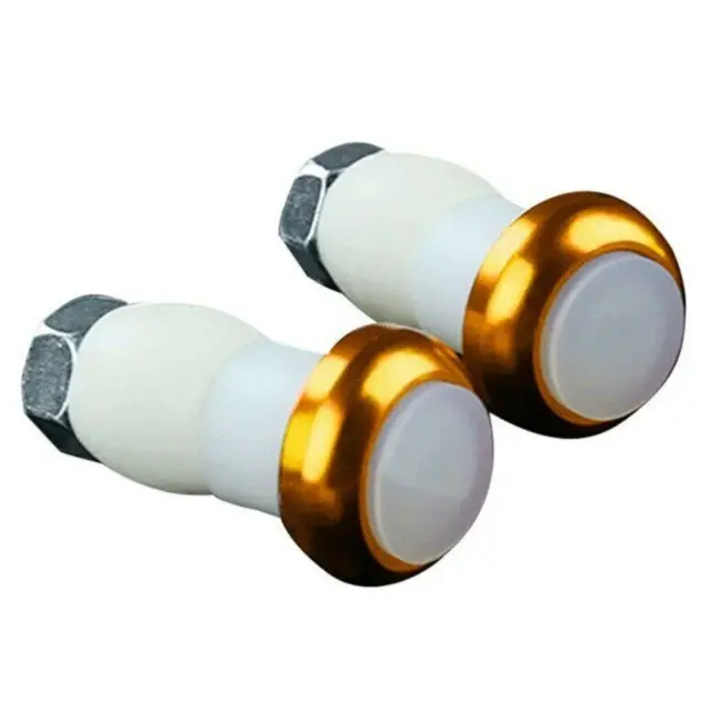 Luz de Segurança Magnética para Bicicleta - Sinal Vermelho para Guidão com Plug Final (1 Par)