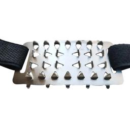 Aço inoxidável Spikes Crampons para Botas, Sapatos de Neve Grips, Pinças de Tração, Caminhadas, Escalada, Pesca, Inverno, 26 - Image 6