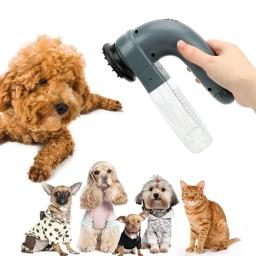 Elétrica Sucker Pet Cabelo, Aspirador de pó portátil Escova removedor de pele Pente de gato Dispositivo de sucção Dog Grooming Acessórios Pet - Image 4