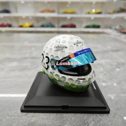 Spark Racing Albon F1 Capacete Modelo, Miami Williams, Presente Comemorativo, 1/5, 2023 - Image 1