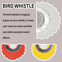Bird Whistle Sound Props para adultos e crianças, Fun Bird Caller, Tongue Warbler, Magic Noisemaker, Truques Brinquedos, 5pcs - Image 4