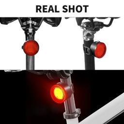Bucklos cob luzes traseiras da bicicleta farol usb recarregável luz de advertência segurança mtb led frente traseira lanterna ciclismo conjunto lâmpada - Image 6